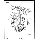 Frigidaire FRT20QRBD2 cabinet parts diagram