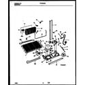 Frigidaire FRT20QRBD2 system and automatic defrost parts diagram