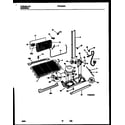 Frigidaire FRT20QRBD2 system and automatic defrost parts diagram