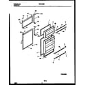 Universal/Multiflex (Frigidaire) MRT21BRBY0 door parts diagram