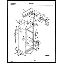 Universal/Multiflex (Frigidaire) MRT21BRBY0 cabinet parts diagram