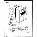 Universal/Multiflex (Frigidaire) MRT21BRBY0 system and automatic defrost parts diagram