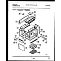 Frigidaire FED300WAW3 body parts diagram