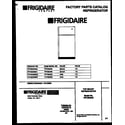 Frigidaire FRT26QNBD1 cover diagram