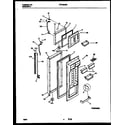 Frigidaire FRT26QNBD1 door parts diagram