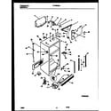 Frigidaire FRT26QNBD1 cabinet parts diagram