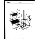 Frigidaire FRT26QNBD1 system and automatic defrost parts diagram