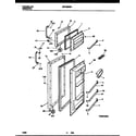 Universal/Multiflex (Frigidaire) MRT26NNBY0 door parts diagram