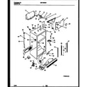 Universal/Multiflex (Frigidaire) MRT26NNBY0 cabinet parts diagram