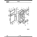 Frigidaire FRT18QRBW1 door parts diagram