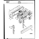 Frigidaire FEF350SADB backguard diagram