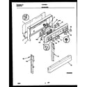 Frigidaire FEF350BAWB backguard diagram