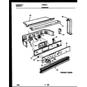 Frigidaire FEB500BABD backguard diagram