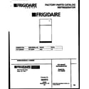 Frigidaire FRT18BRBW0 cover diagram