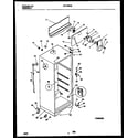 Frigidaire FRT18BRBW0 cabinet parts diagram