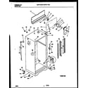 Universal/Multiflex (Frigidaire) MRT19TNBY0 cabinet parts diagram