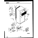 Universal/Multiflex (Frigidaire) MRT19TNBY0 system and automatic defrost parts diagram