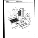 Universal/Multiflex (Frigidaire) MRS22WHBD0 system and automatic defrost parts diagram