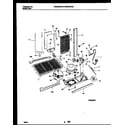 Universal/Multiflex (Frigidaire) MRS22WHBD0 system and automatic defrost parts diagram