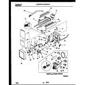 Universal/Multiflex (Frigidaire) MRS22WHBD0 ice maker and installation parts diagram