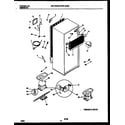 Universal/Multiflex (Frigidaire) MRT13CRBD1 system and automatic defrost parts diagram