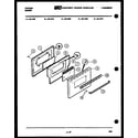 Frigidaire 32-1002-23-09 door parts diagram
