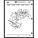 Frigidaire 32-1272-57-05 burner, manifold and gas control diagram