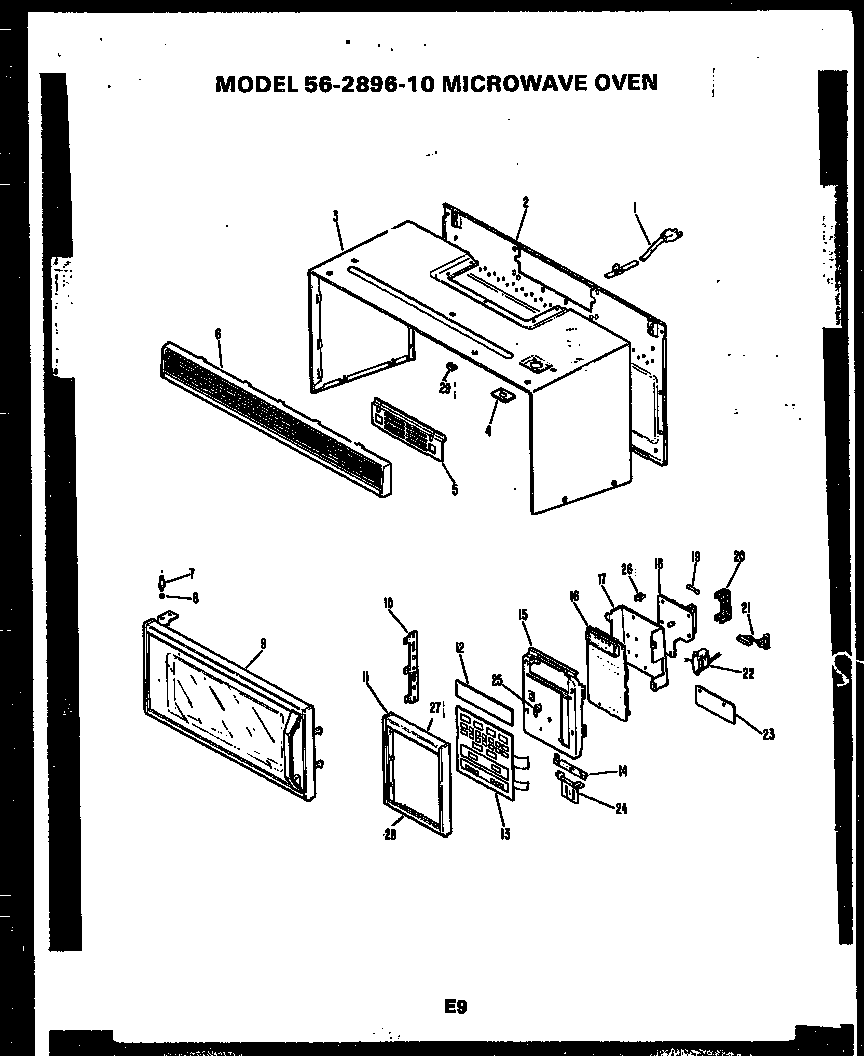 Tappan 95-1997-57-02 cabinet parts diagram