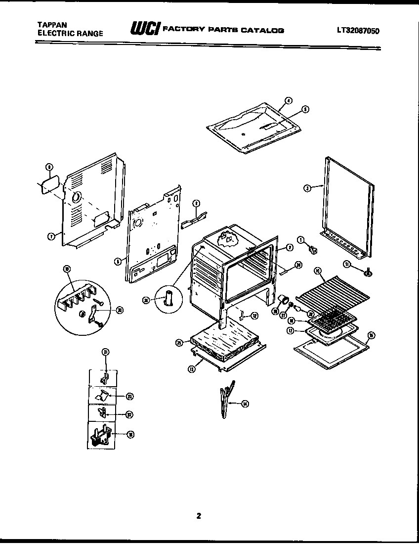Tappan 31-2237-66-02 body parts diagram