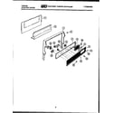 Tappan 31-2237-23-01 console and control parts diagram