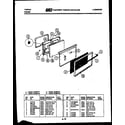 Tappan 30-2237-66-01 door parts diagram