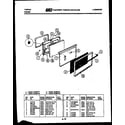 Tappan 30-6237-00-02 door parts diagram