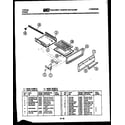 Tappan 30-6237-00-02 broiler drawer parts diagram