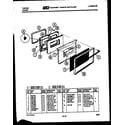 Tappan 31-3647-23-01 door parts diagram