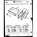 Tappan 31-2208-00-01 drawer parts diagram