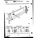 Tappan 37-1117-23-01 backguard diagram