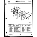 Tappan 37-1117-00-01 door parts diagram