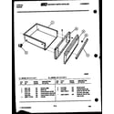 Tappan 37-1117-23-01 drawer parts diagram