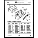 Tappan 31-2207-23-01 backguard diagram