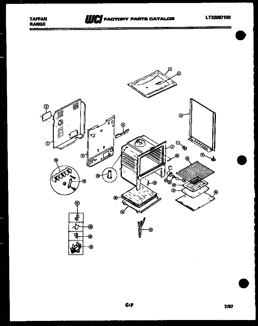 Tappan 31-7347-23-02 body parts diagram