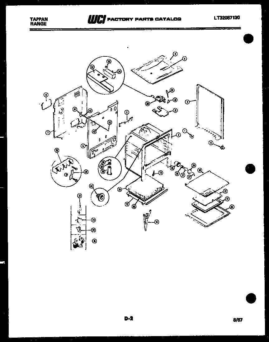 Tappan 31-3857-00-02 body parts diagram
