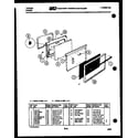 Tappan 31-3857-66-01 door parts diagram