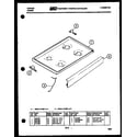 Tappan 31-3857-66-01 cooktop parts diagram