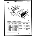 Tappan 37-2227-23-01 door parts diagram