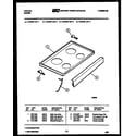 Tappan 73-3757-23-03 cooktop parts diagram