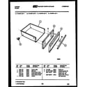 Tappan 73-3757-23-03 drawer parts diagram