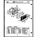 Tappan 30-7347-00-02 door parts diagram