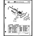 Tappan 30-7347-00-02 broiler drawer parts diagram