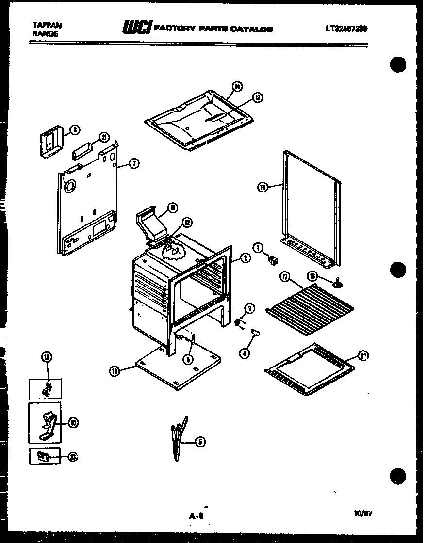 Tappan 30-7347-23-01 body parts diagram