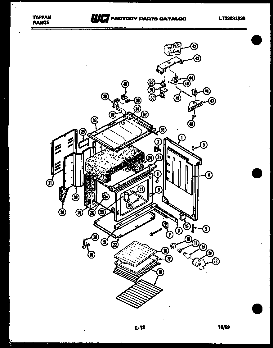Tappan 31-2977-00-01 body parts diagram